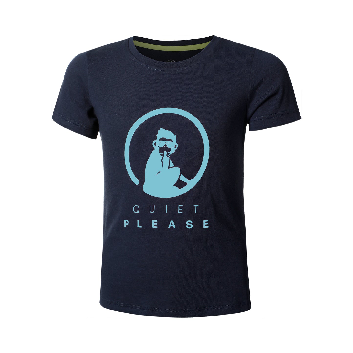 Quiet Please Advantage Logo T-Shirt Boys-Dark Blue