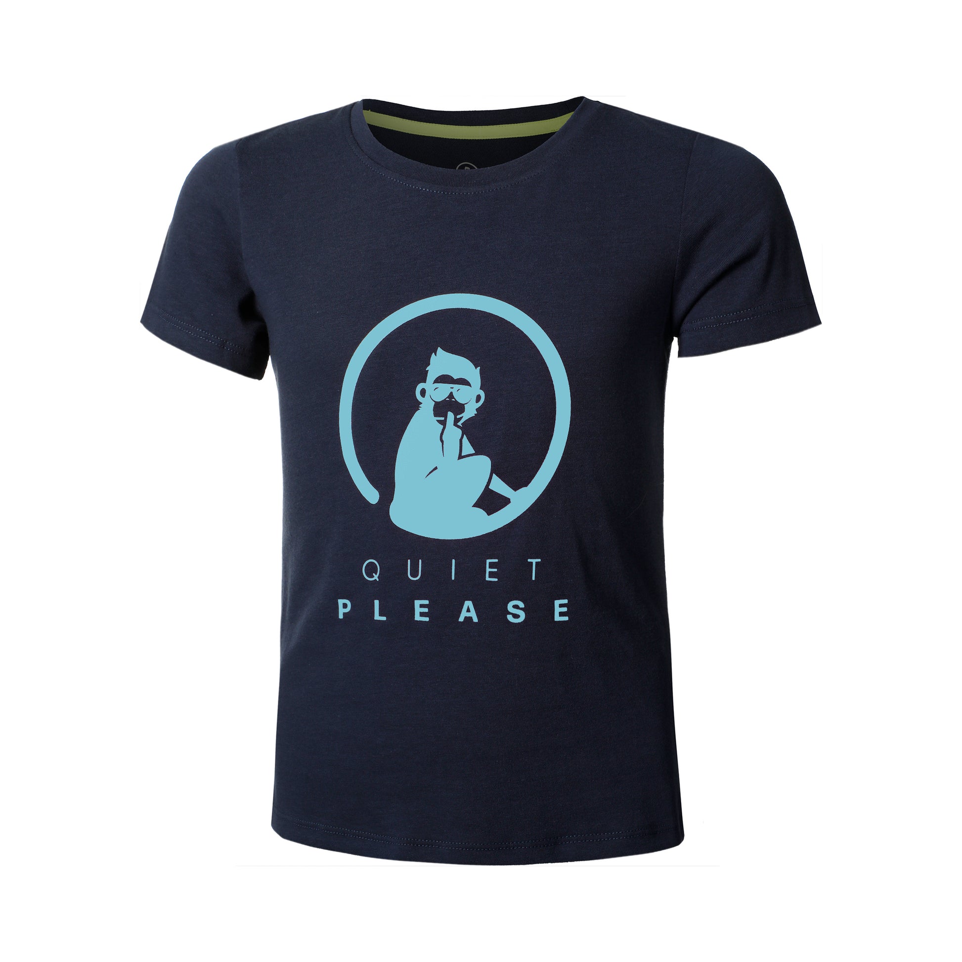 Quiet Please Advantage Logo T-Shirt Boys-Dark Blue