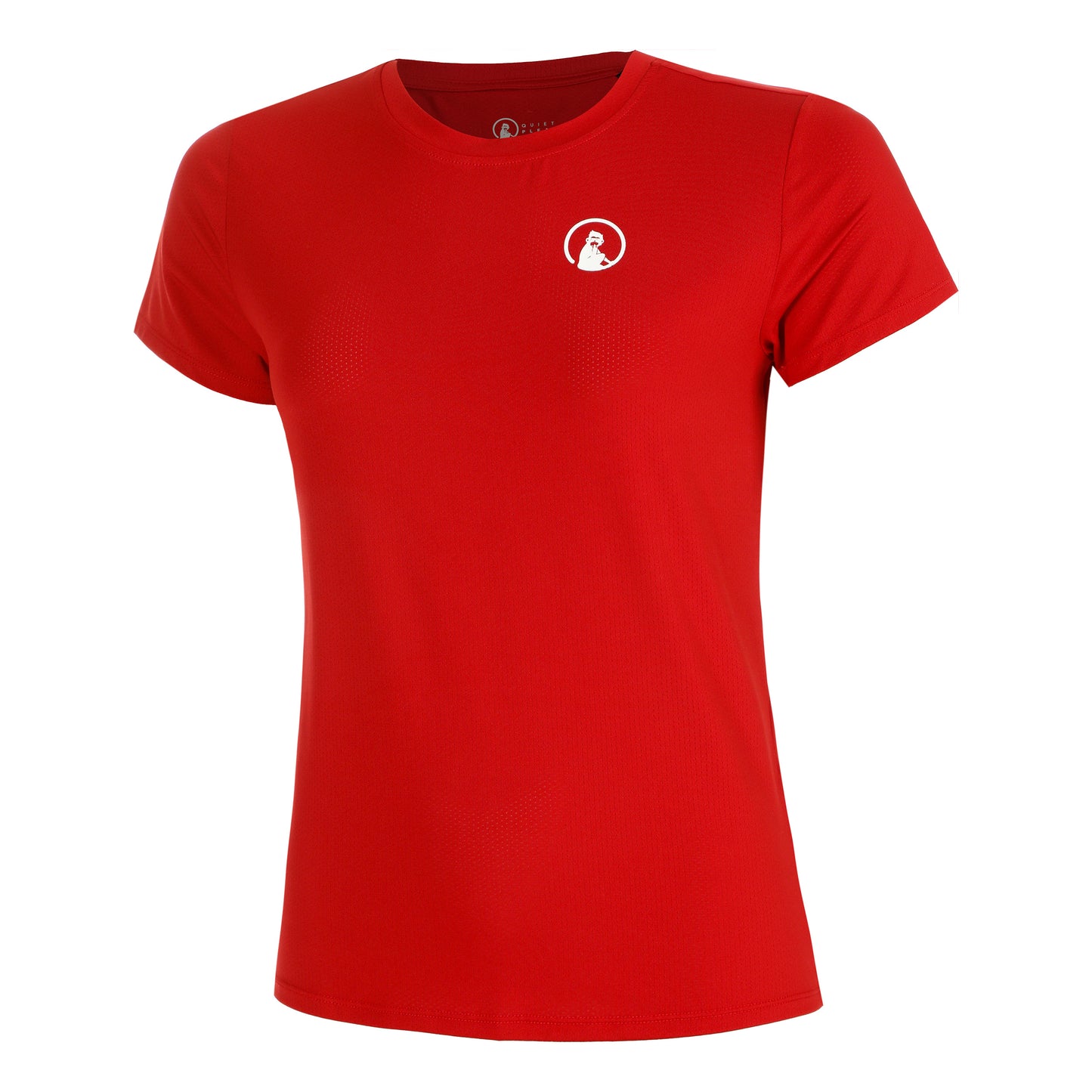 Quiet Please Retriever T-Shirt Women-Red