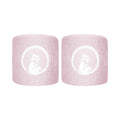Short Wristband 2 Pack Unisex - lilac, white