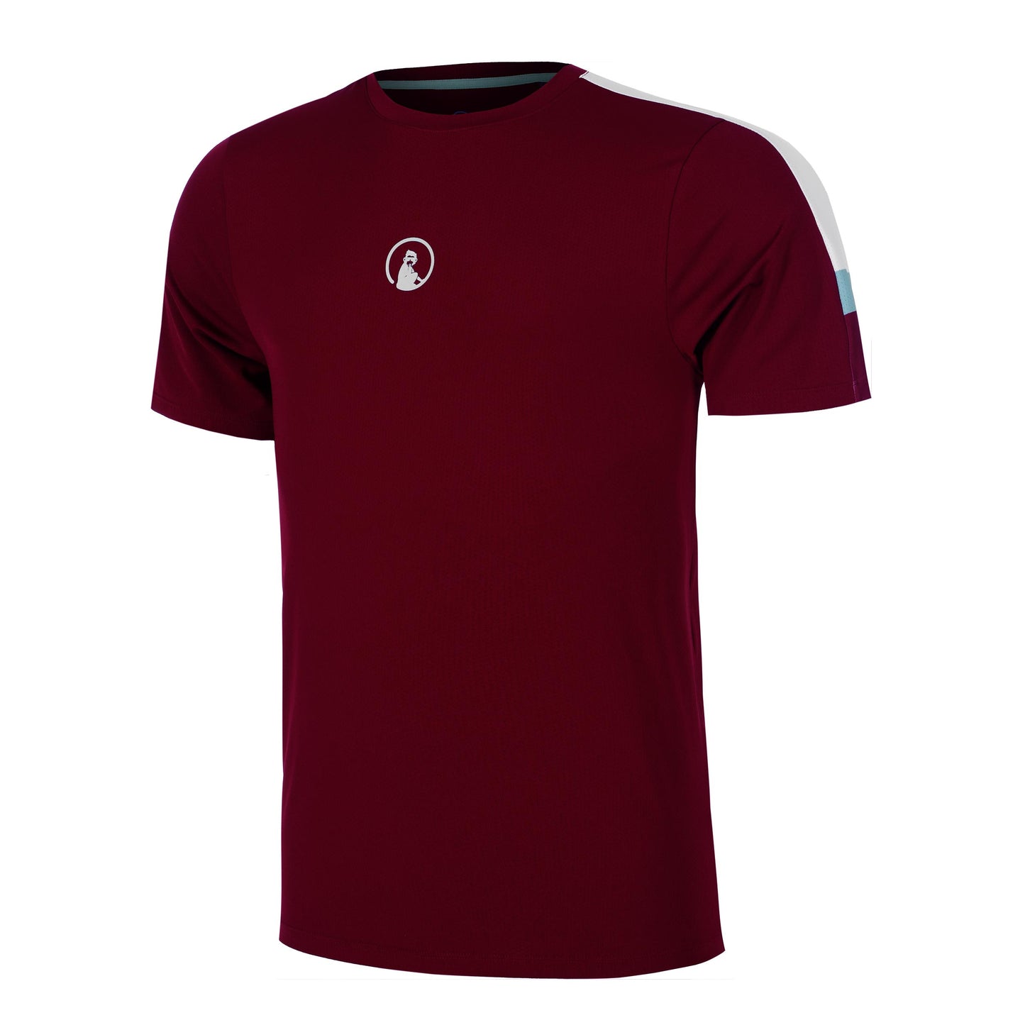 Quiet Please Create Receiver Hori T-Shirt Men-Wine Red,Multicoloured