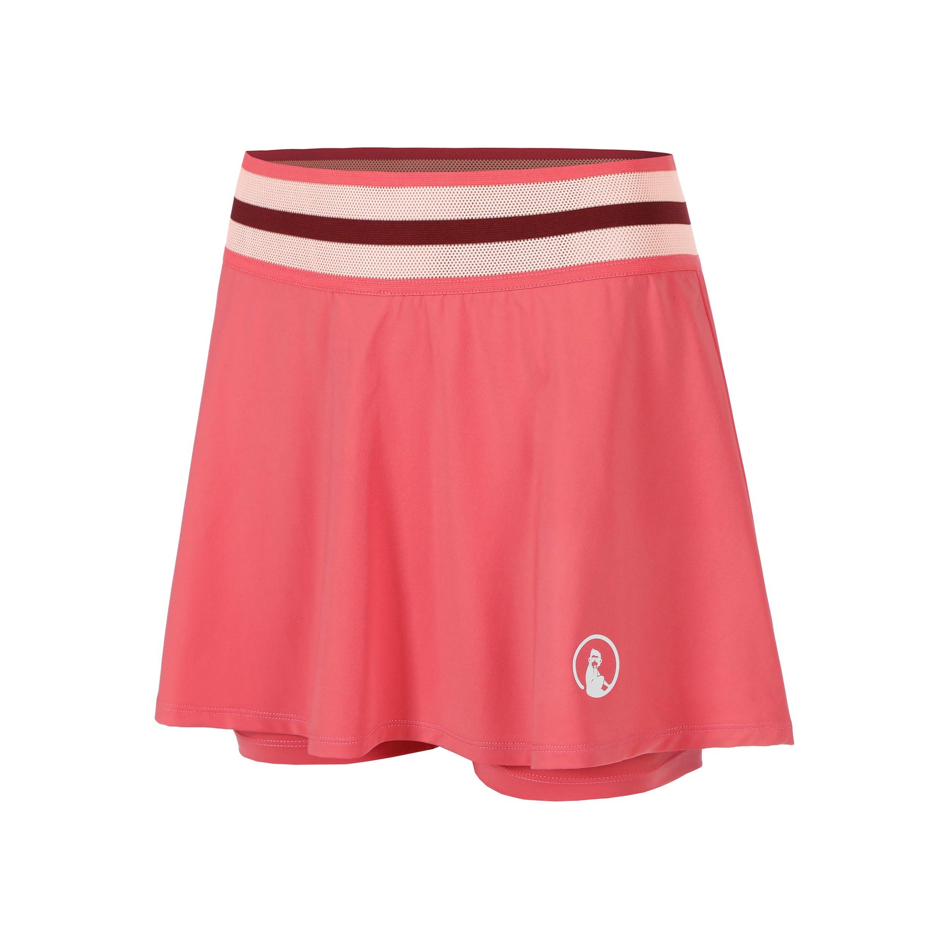 Quiet Please Endlessly Bounce Skirt Women-Coral,Multicoloured