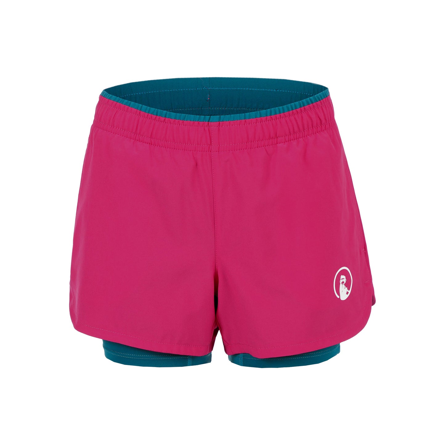 Quiet Please Create Match 2in1 Shorts Girls-Pink,Multicoloured