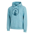 Create Washed Out Loose Fit Hoody Men-Light Blue,Petrol