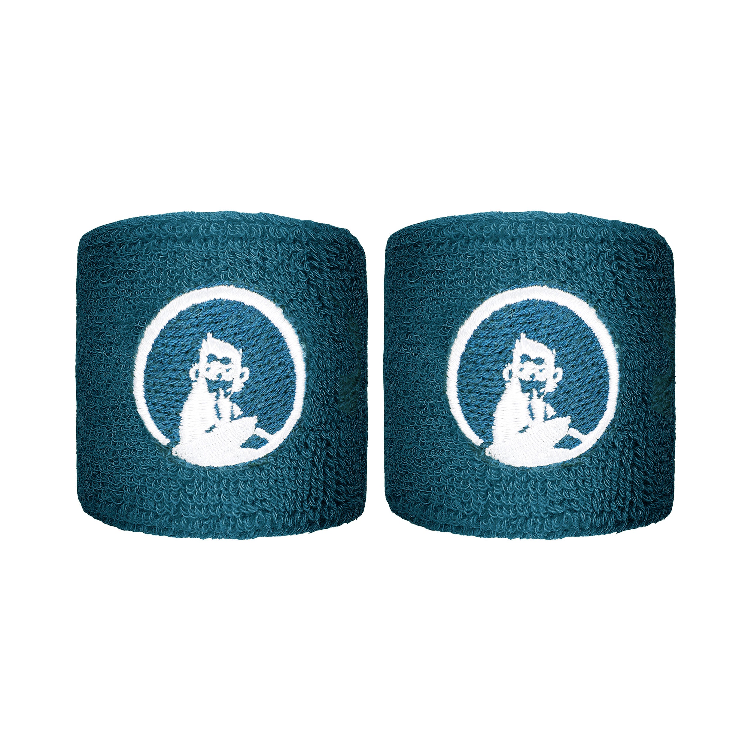 Quiet Please Wristband 2 Pack short - petrol