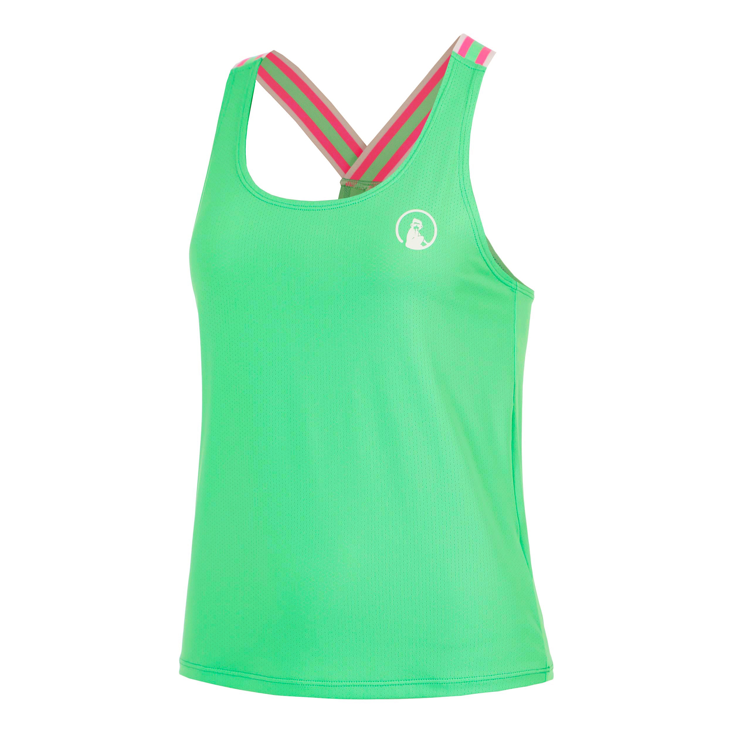 Quiet Please Joy Serve & Volley 2.0 Tank Top Women - green, white