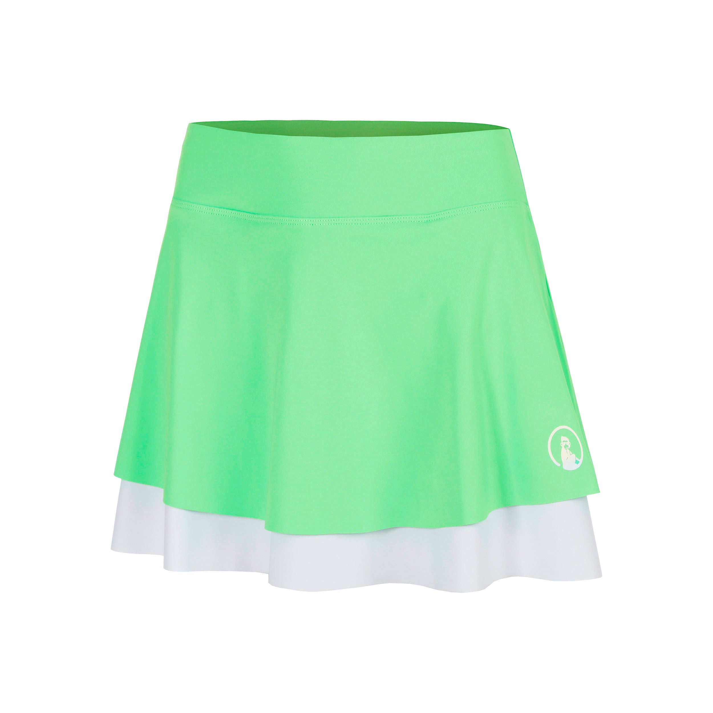 Quiet Please Joy Flounce 2.0 Skirt Girls - green, white