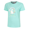 Wild Sketchy T-Shirt Women-Turquoise,Multicoloured