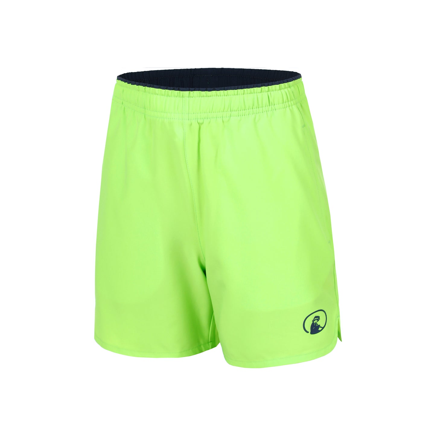 Quiet Please Smash Shorts Boys - neon green, dark blue