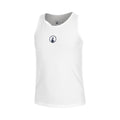 Racerback Tank Top Girls-White,Dark Blue