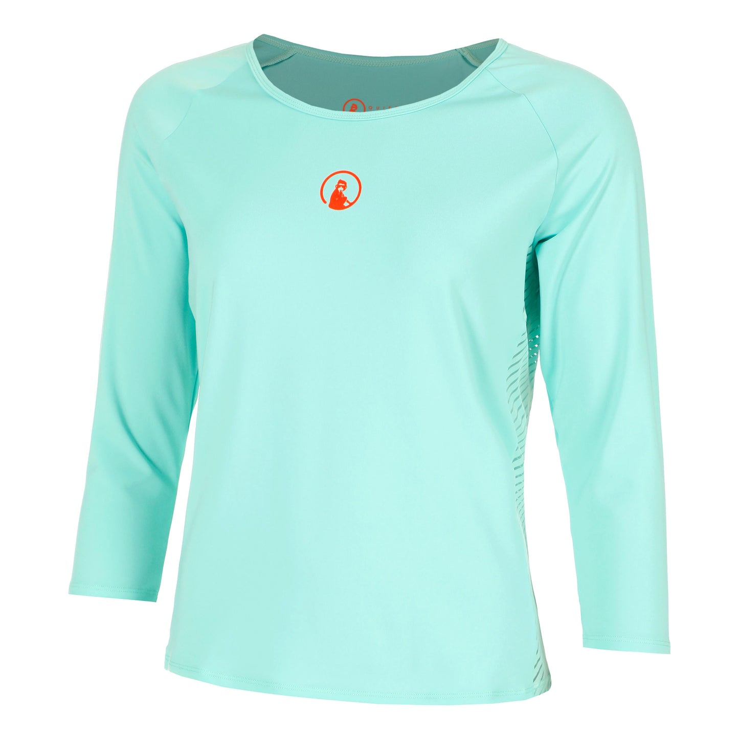 Quiet Please Wild Stripes Long Sleeve Women-Turquoise,Red