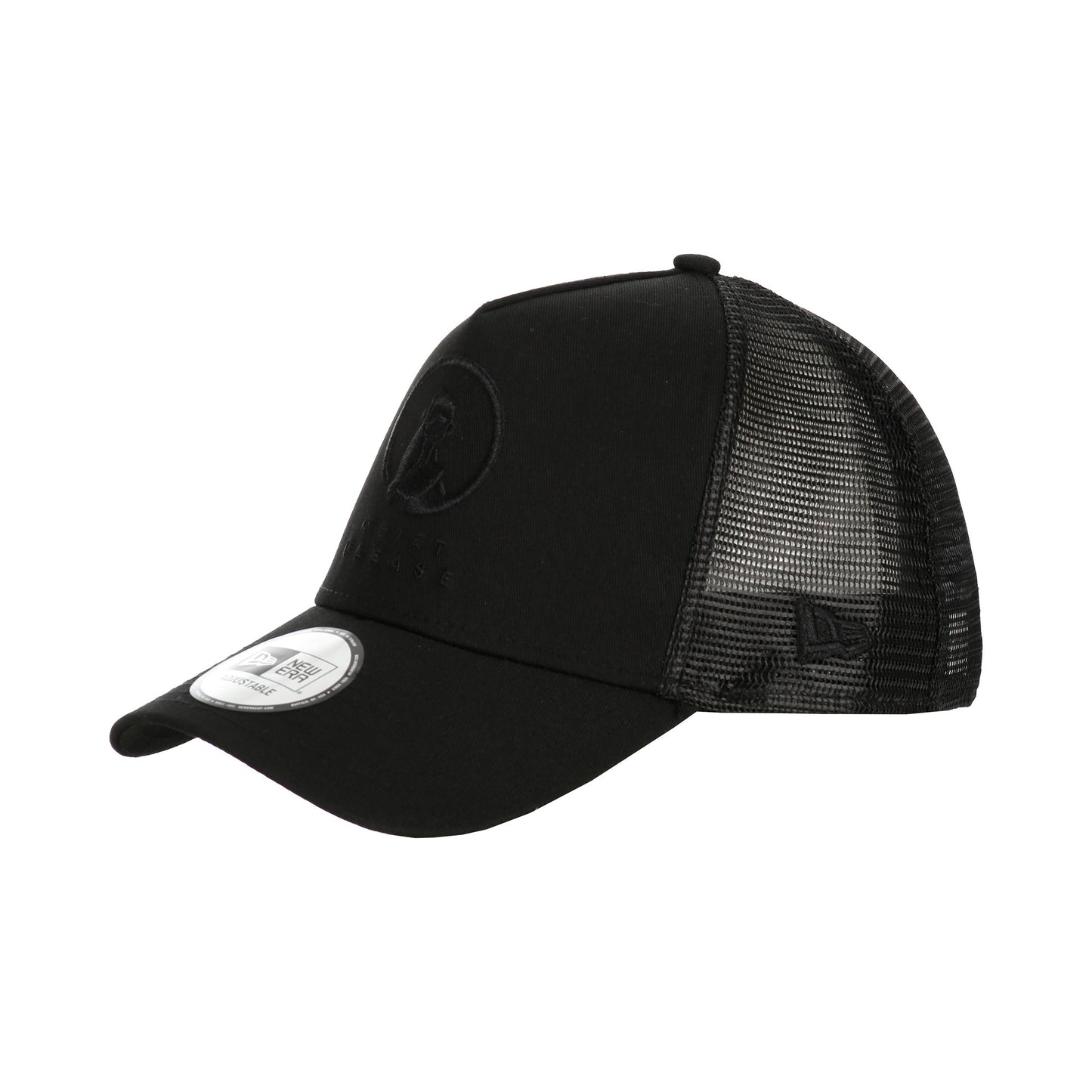 Quiet Please New Era Trucker Cap-Black