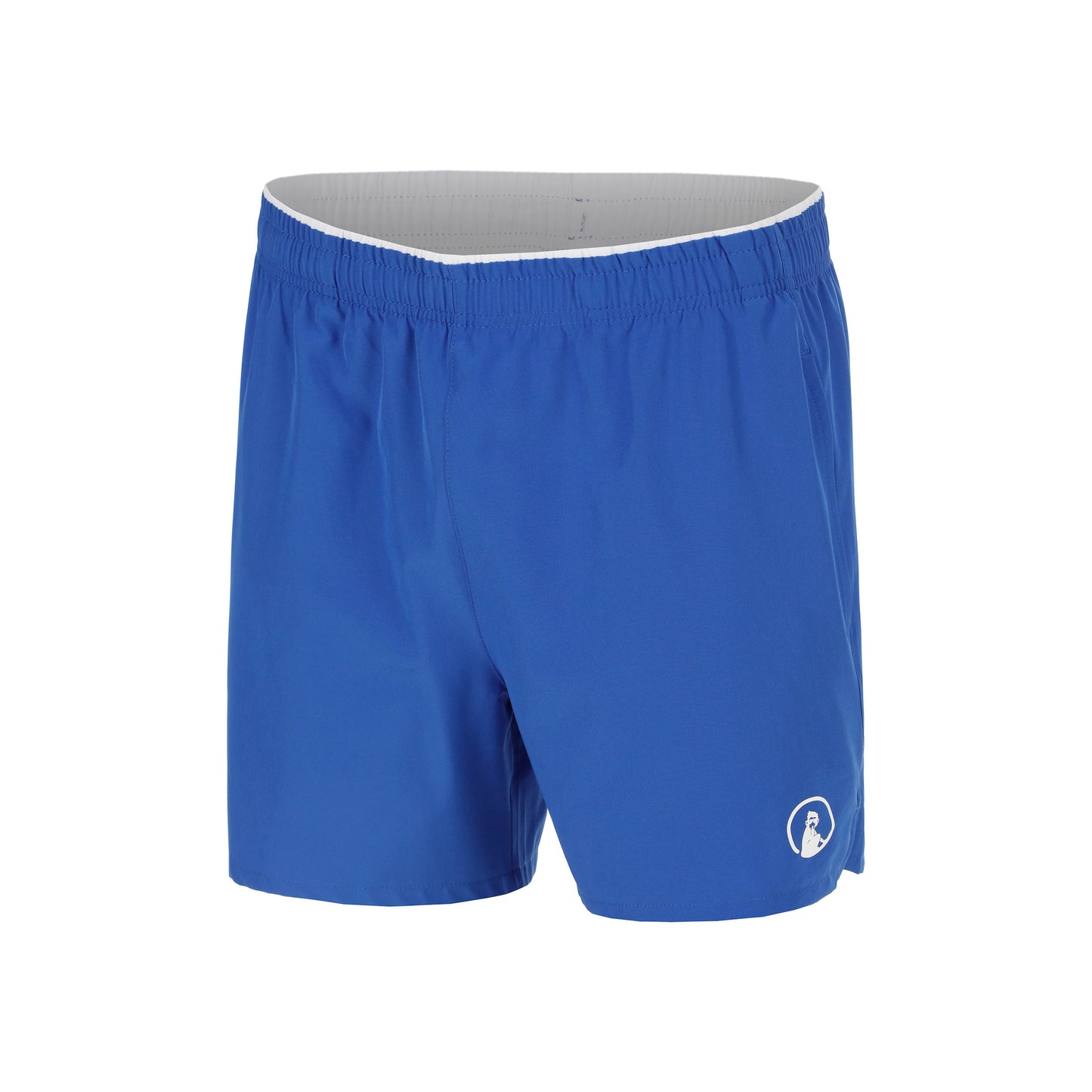 Quiet Please Crush Chip 5in Shorts Men-blue, white