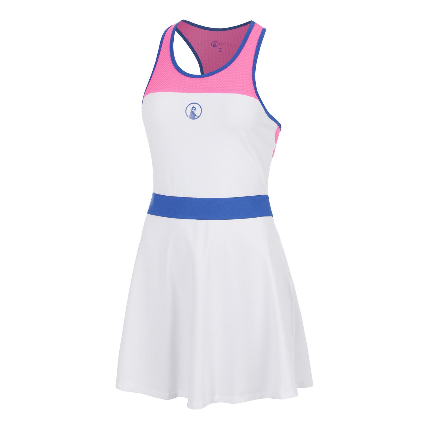 Quiet Please Racerback Dress Women - white, blue