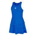 Flounce Dress Women - blue, white