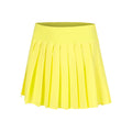 Love Pleated Skirt Women - yellow, white