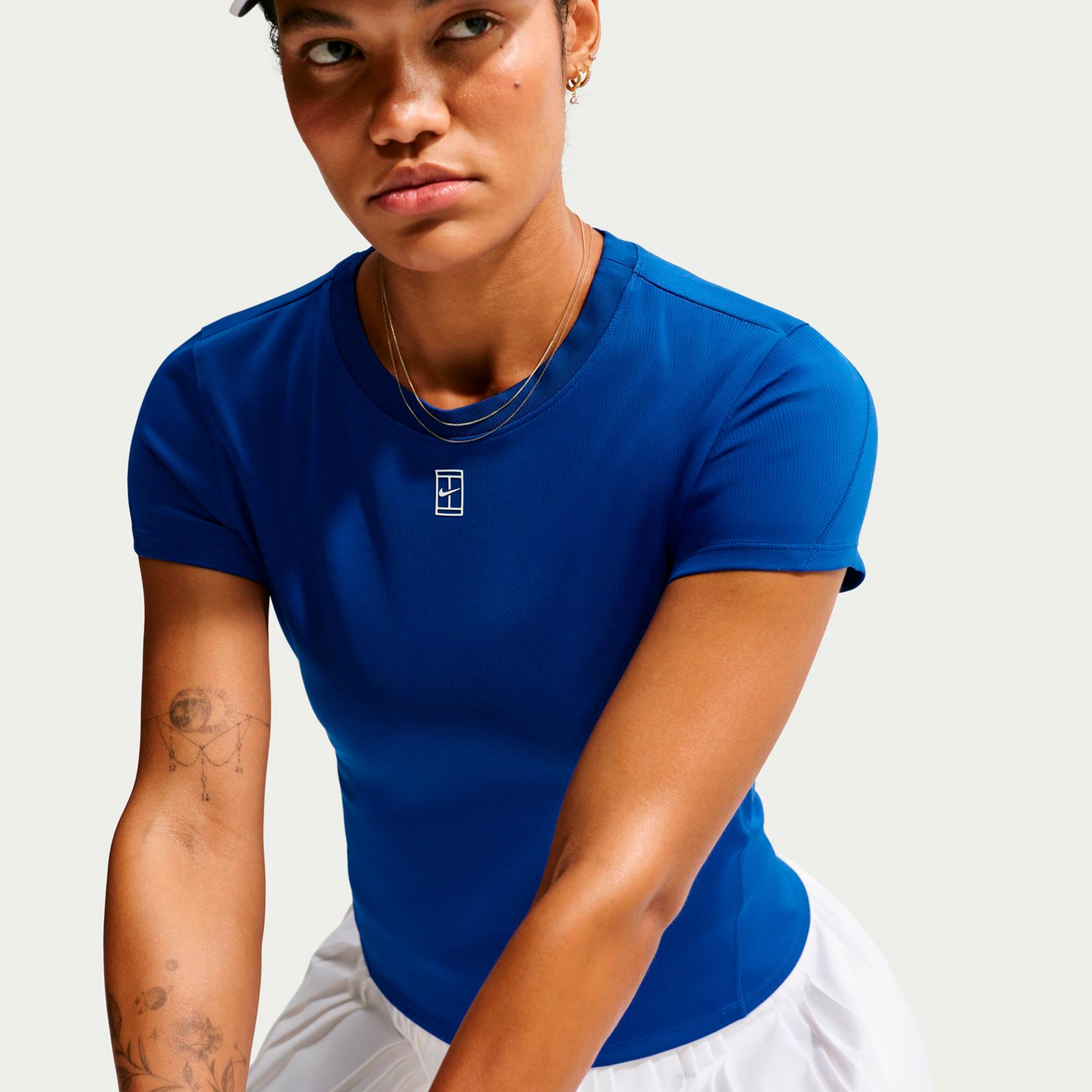Nike Court Dri-FIT Advantage T-Shirt Women - blue