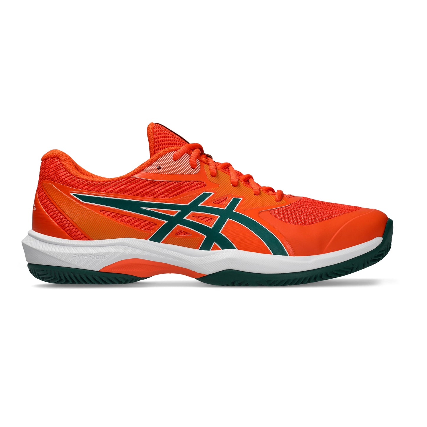 ASICS Game FF Padel shoe Men - neon orange, dark green
