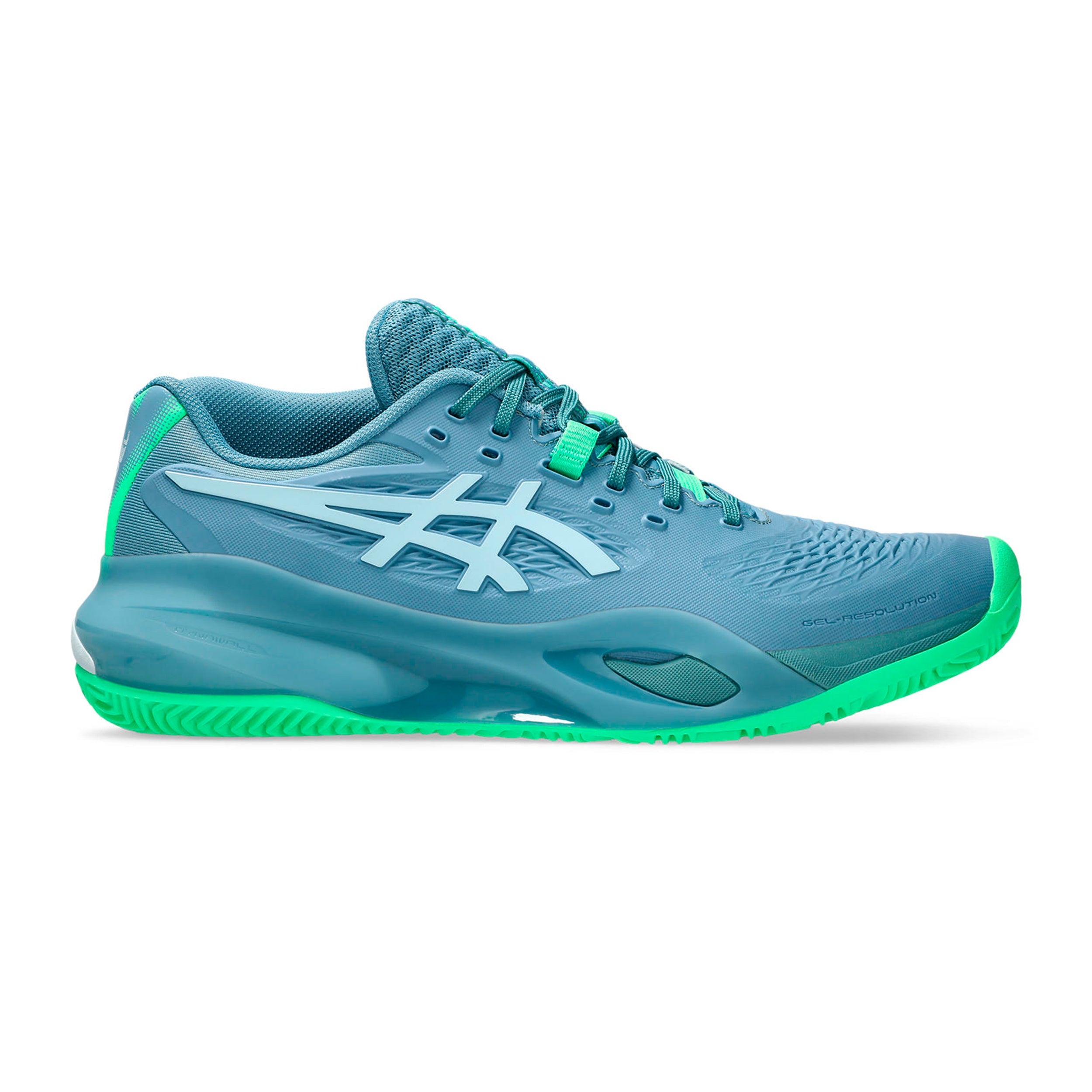 Gel-Resolution X Padel shoe Men - dark green, neon orange | Padel