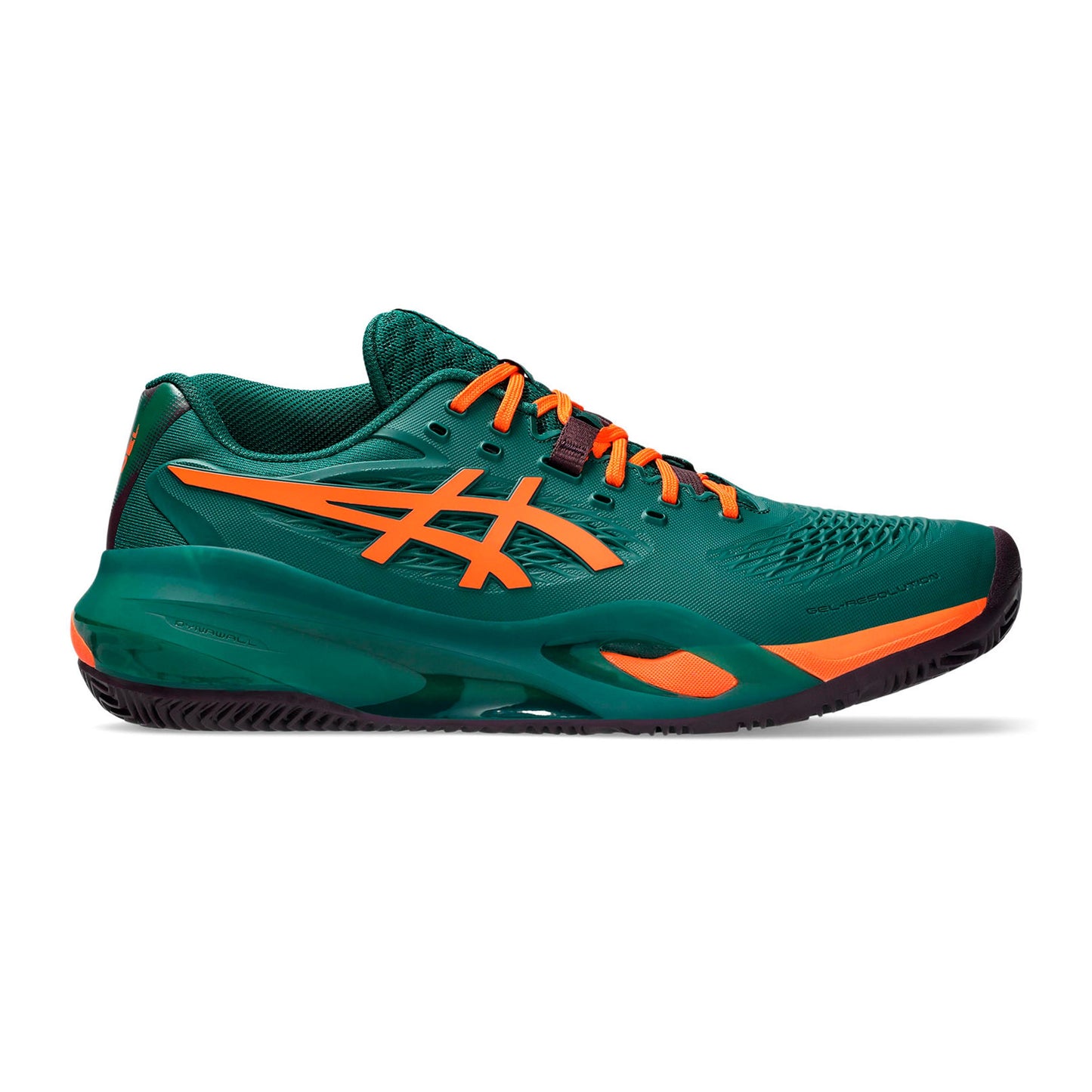 ASICS Gel-Resolution X Padel shoe Men - dark green, neon orange