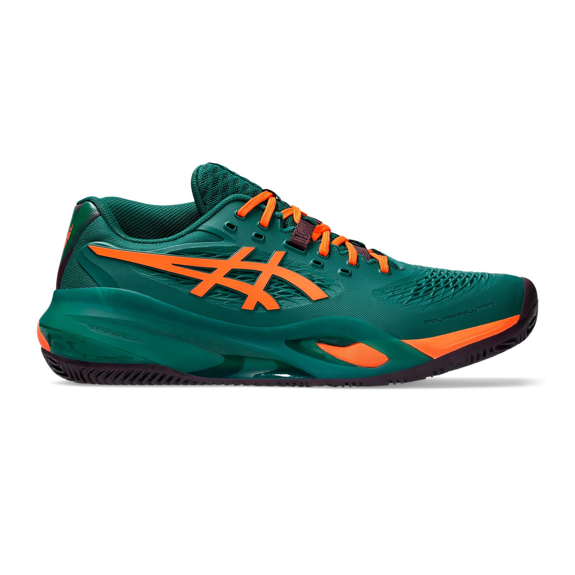 ASICS Gel-Resolution X Padel shoe Men - dark green, neon orange