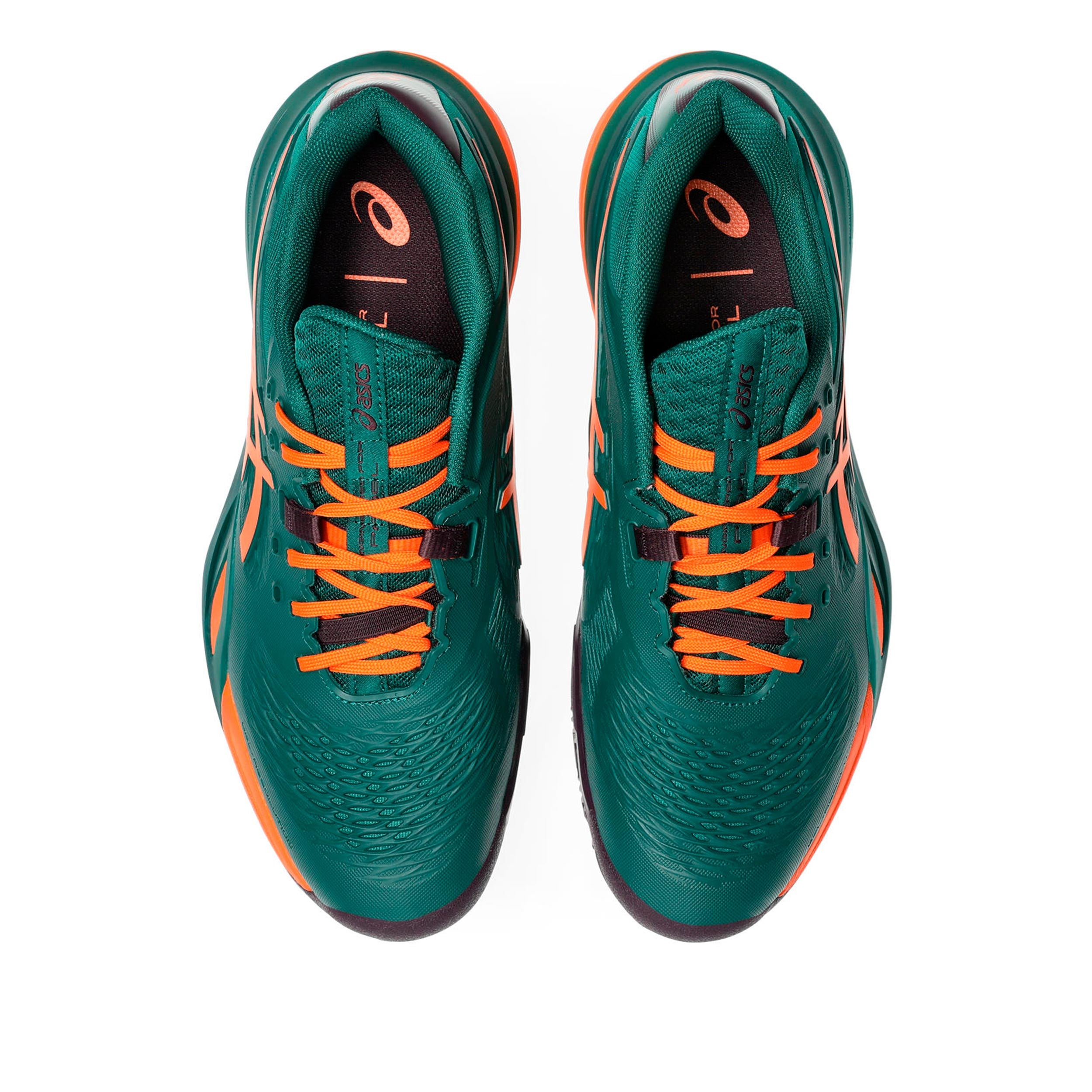 Gel-Resolution X Padel shoe Men - dark green, neon orange | Padel