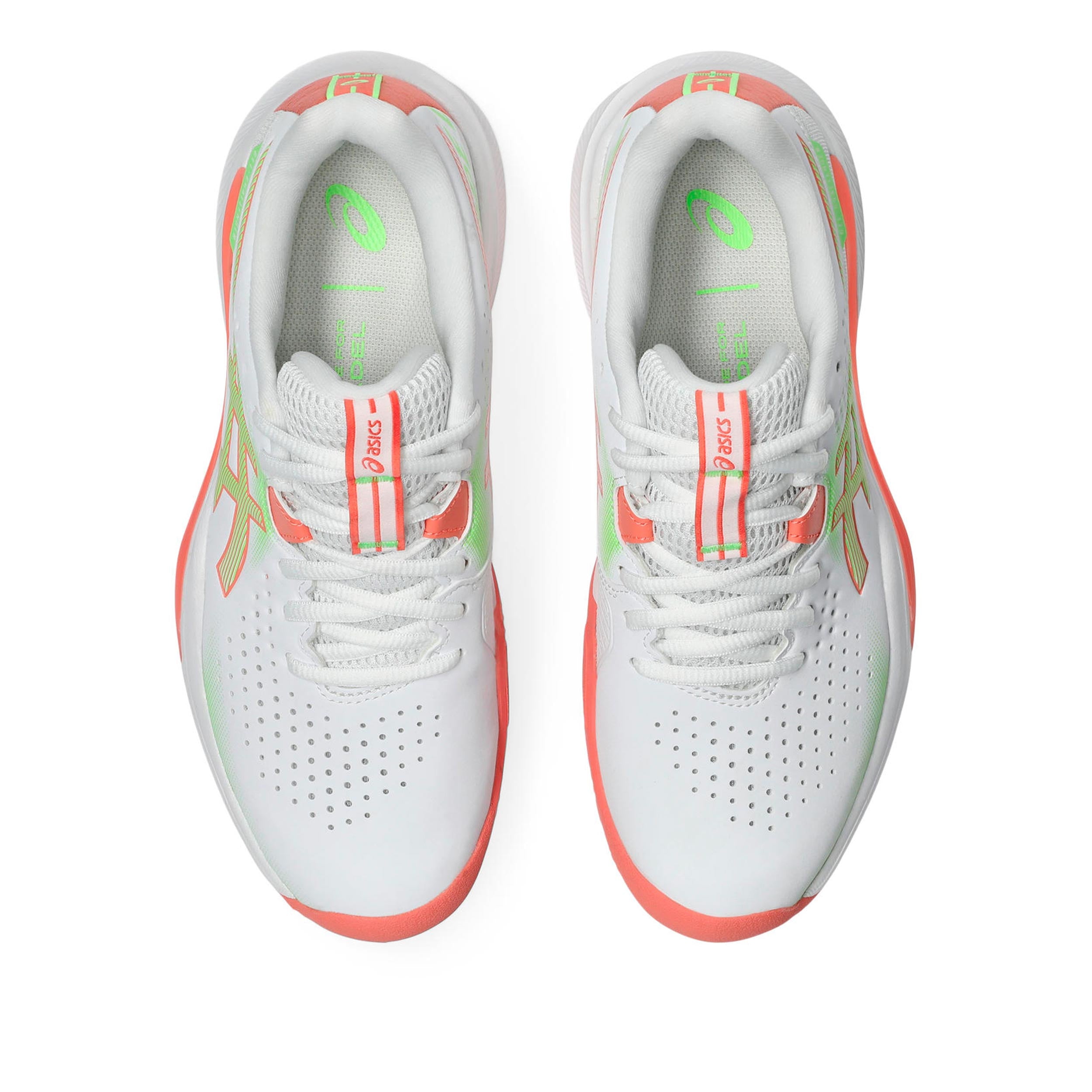 Gel-Challenger 15 Padel shoe Women - white, coral | Padel-Point