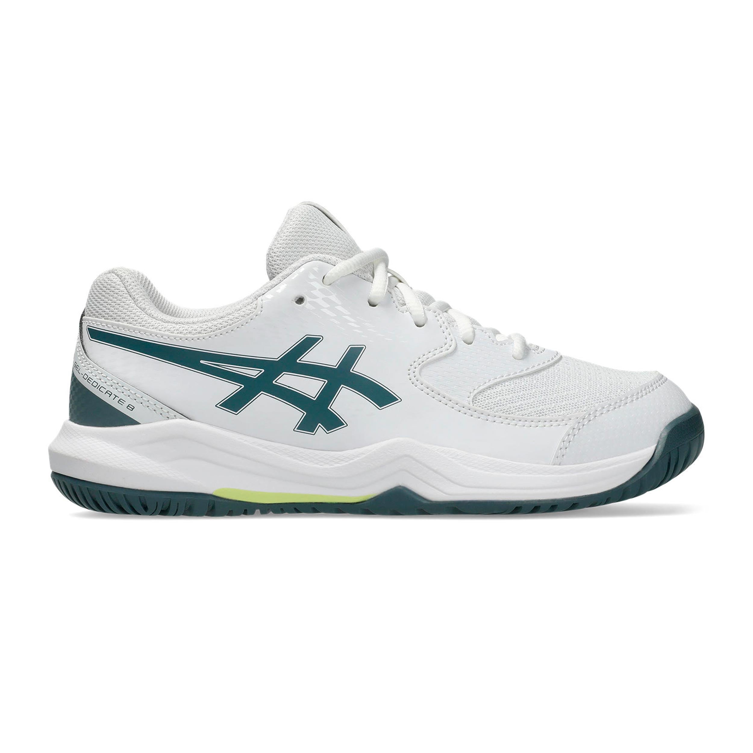 ASICS Gel-Dedicate 8 GS All court shoe Kids - white, grey