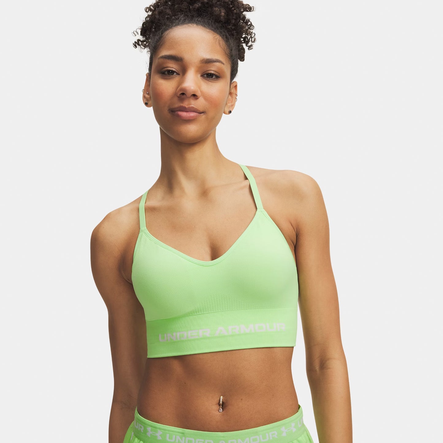 Under Armour Vanisheamle Low Sports bras Women-dark green