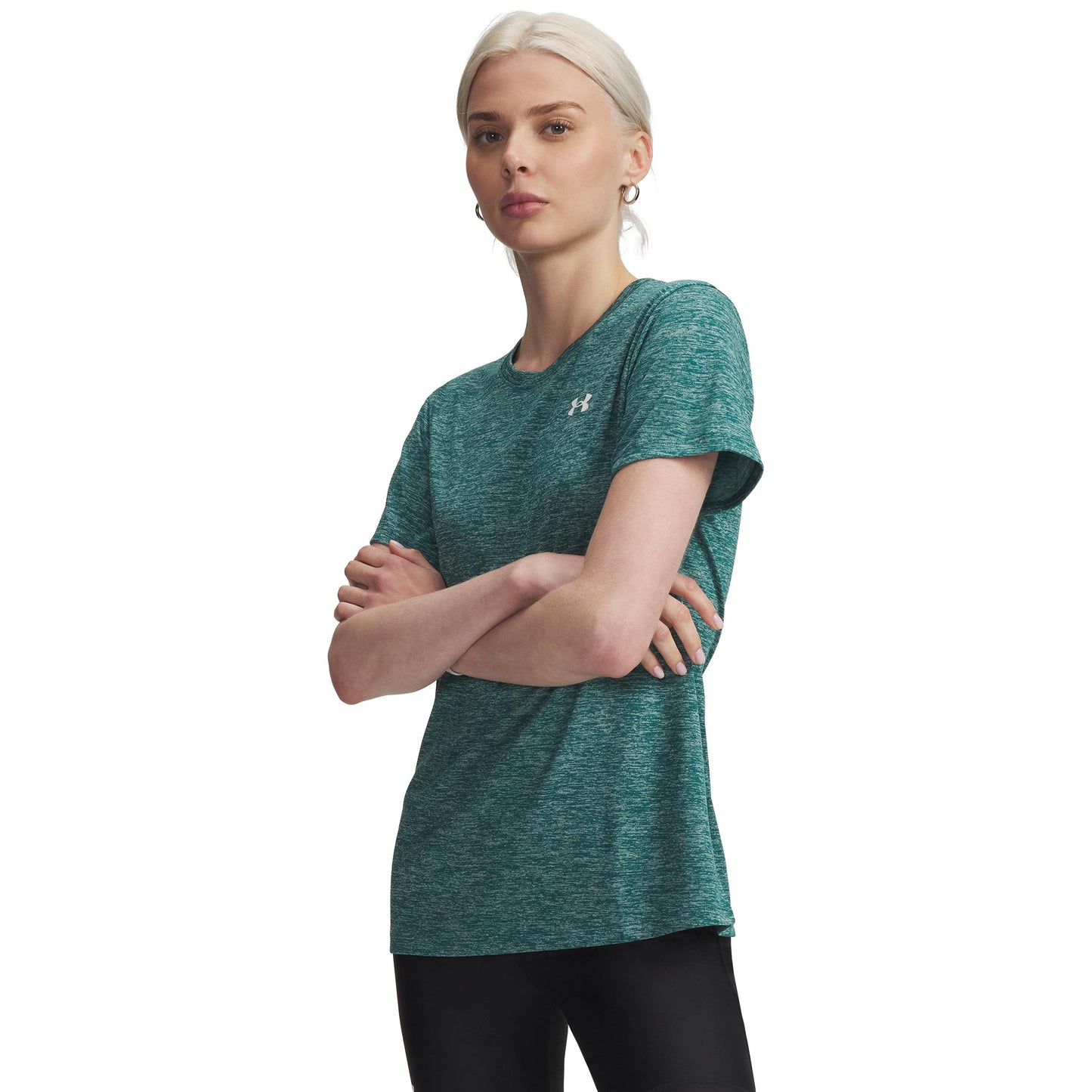 Under Armour Tech Twist T-Shirt Women-green, white