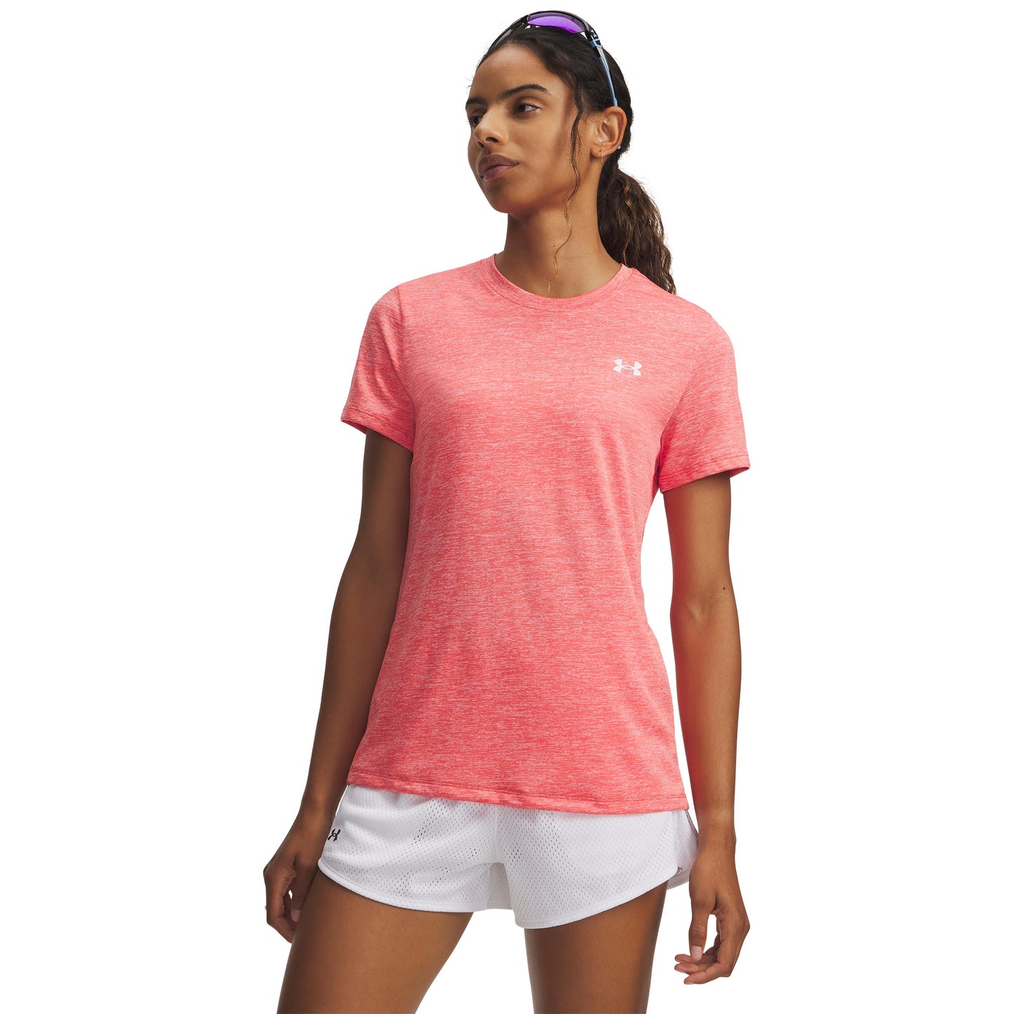 Under Armour Tech Twist T-Shirt Women-red, white