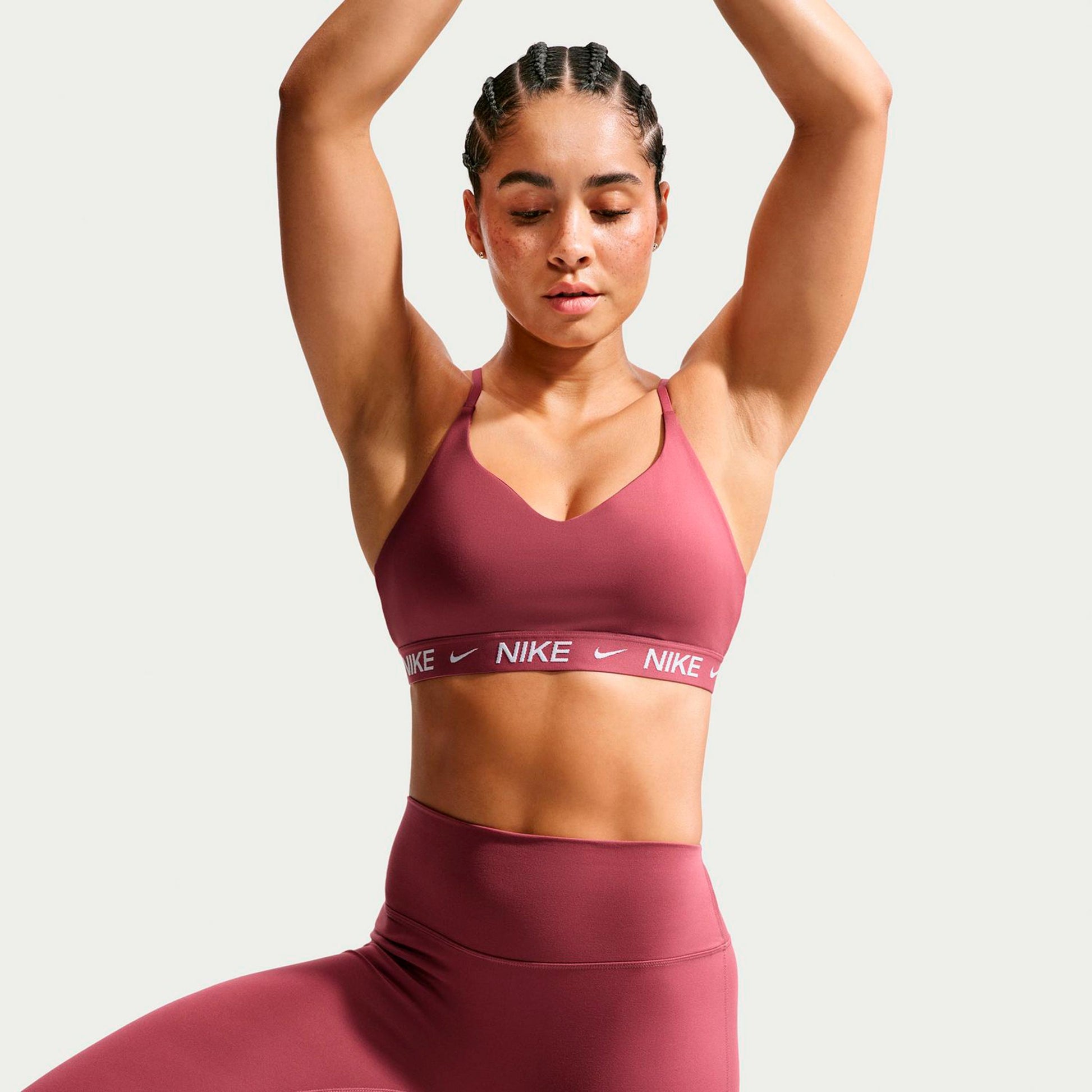 Nike Dri-Fit INDY LGT Support Sports bras Women - mauve