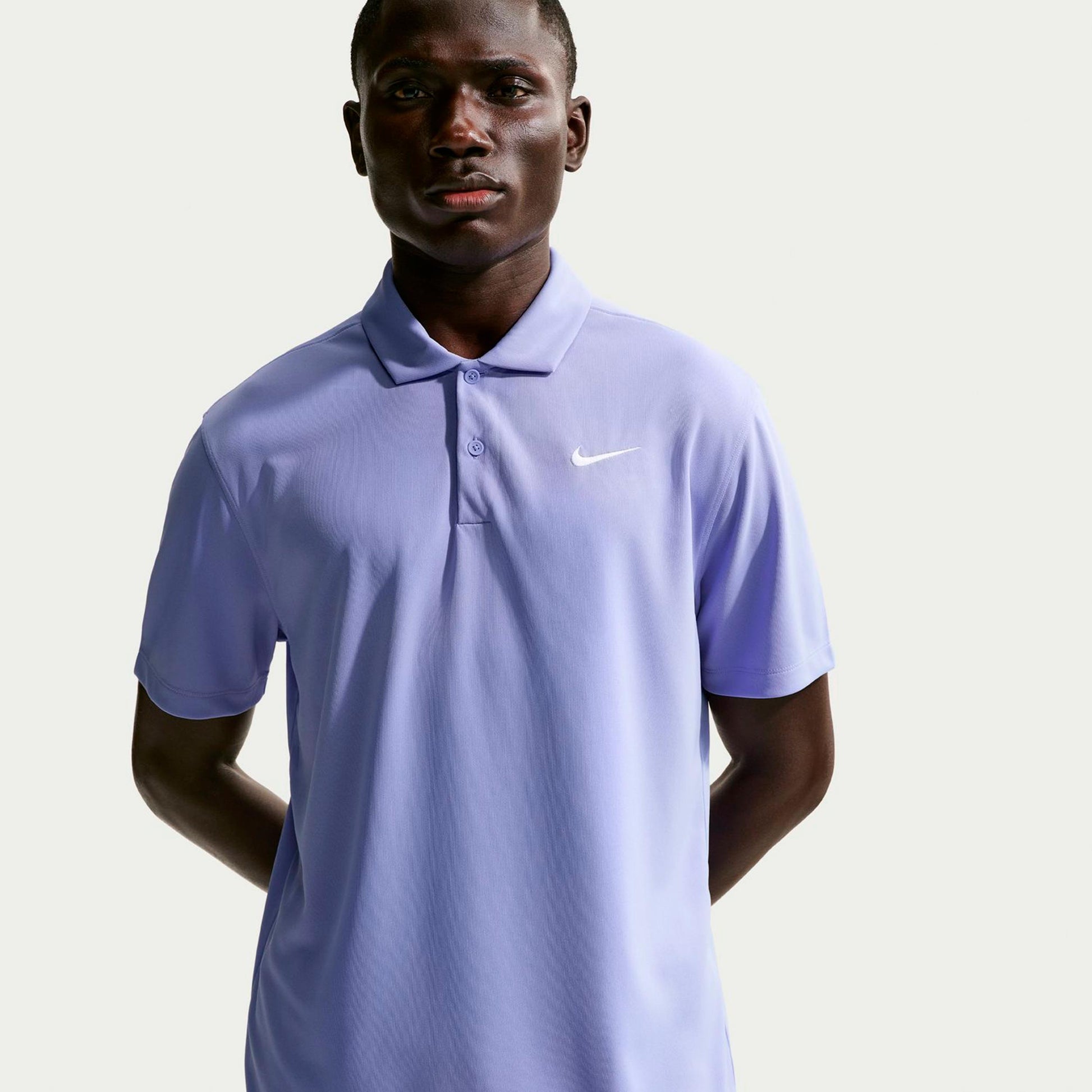 Nike Dri-Fit Victory Court Solid Polo Men - blue grey