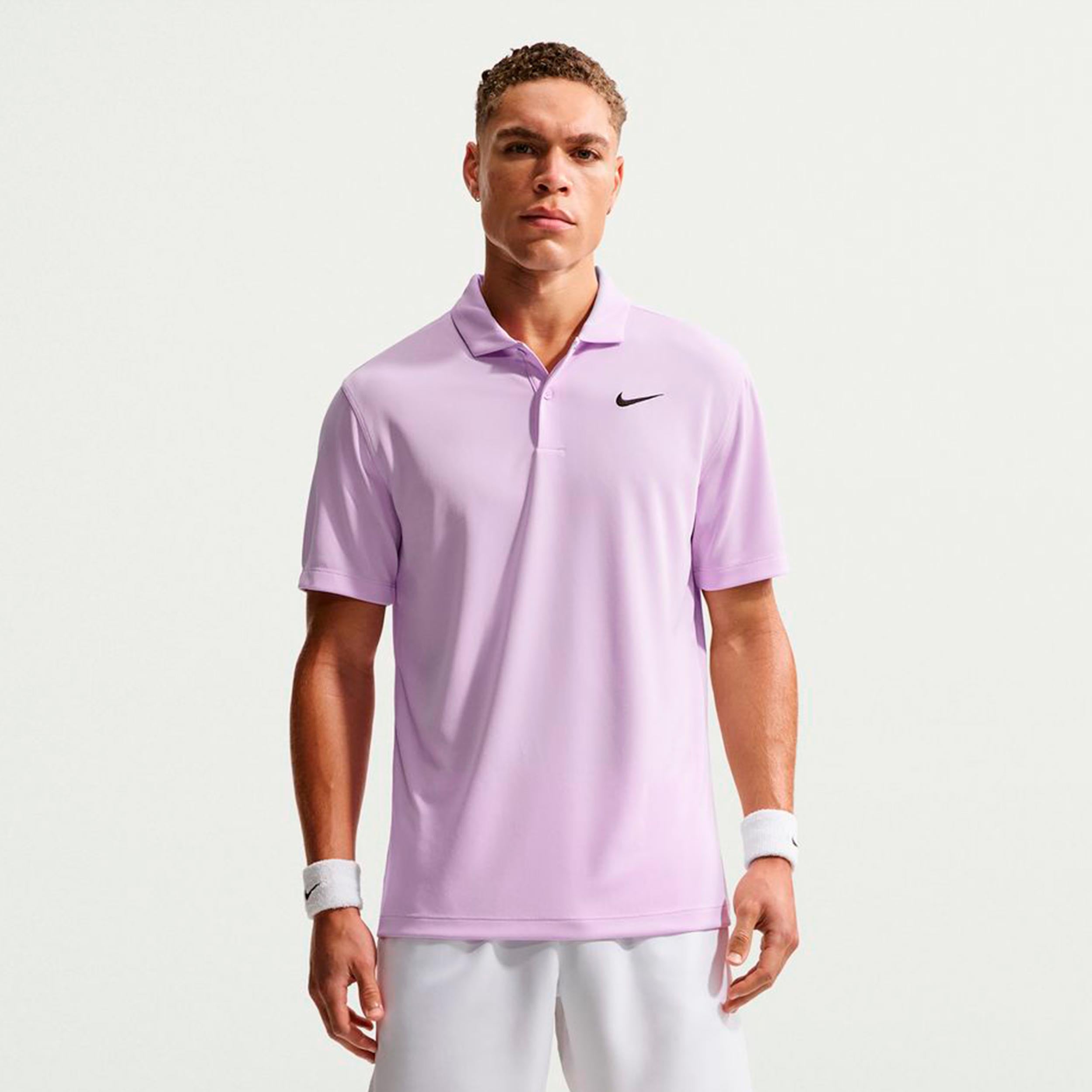 Nike Dri-Fit Victory Court Solid Polo Men - lilac, black