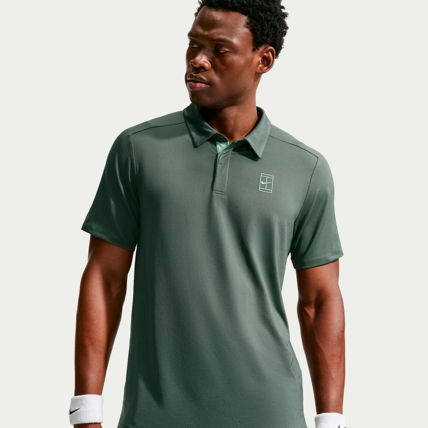 Nike Court Dri-FIT Advantage Polo Men - grey-green