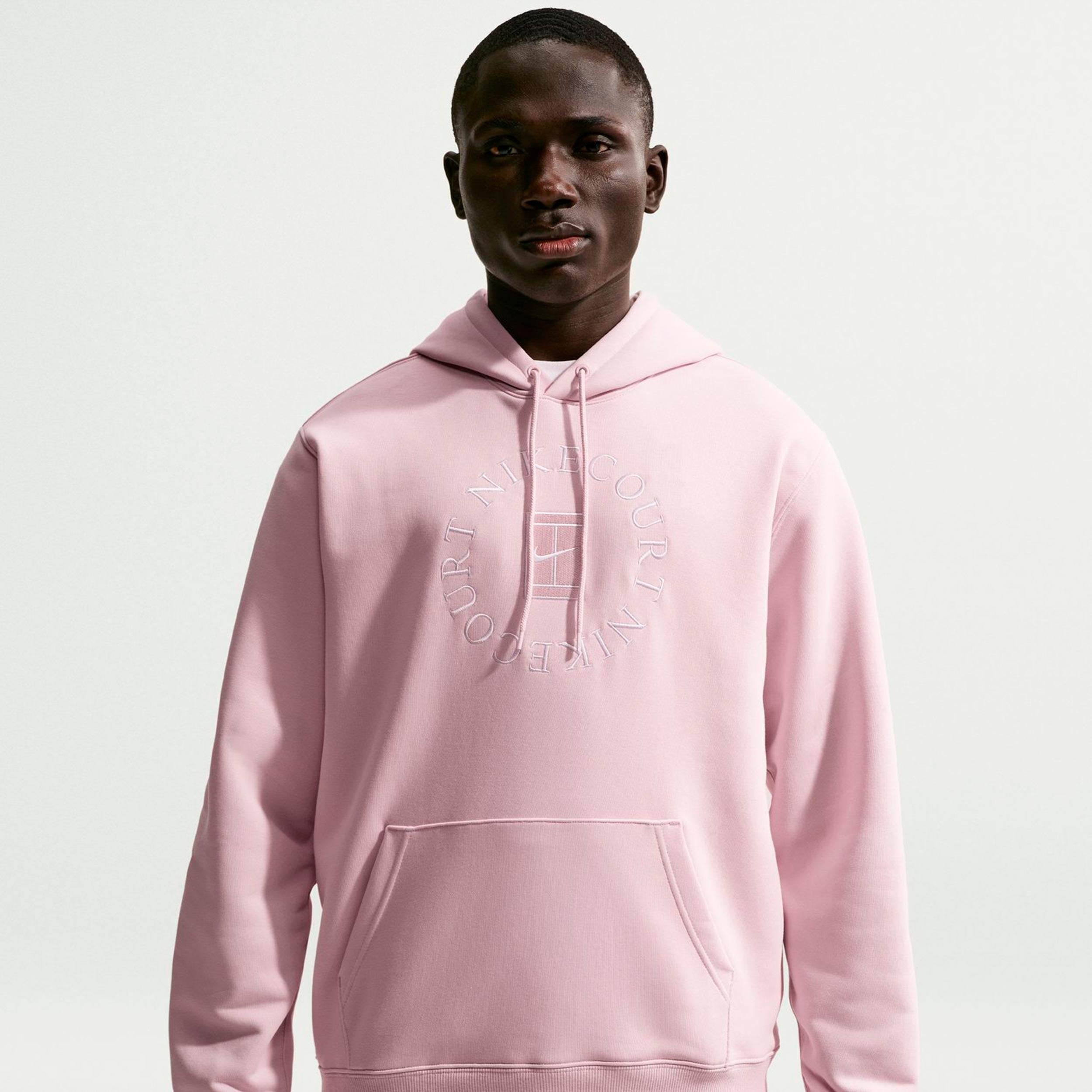 Nike Court Dri-Fit Heritage Hoody Men - antique pink, beige