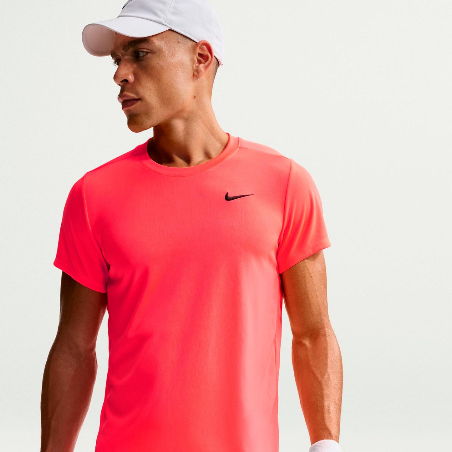 Nike Court Victory Dry T-Shirt Men - coral, black