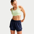 Dri-Fit One Mid Rise 2in1 3in Shorts Women-dark blue, white