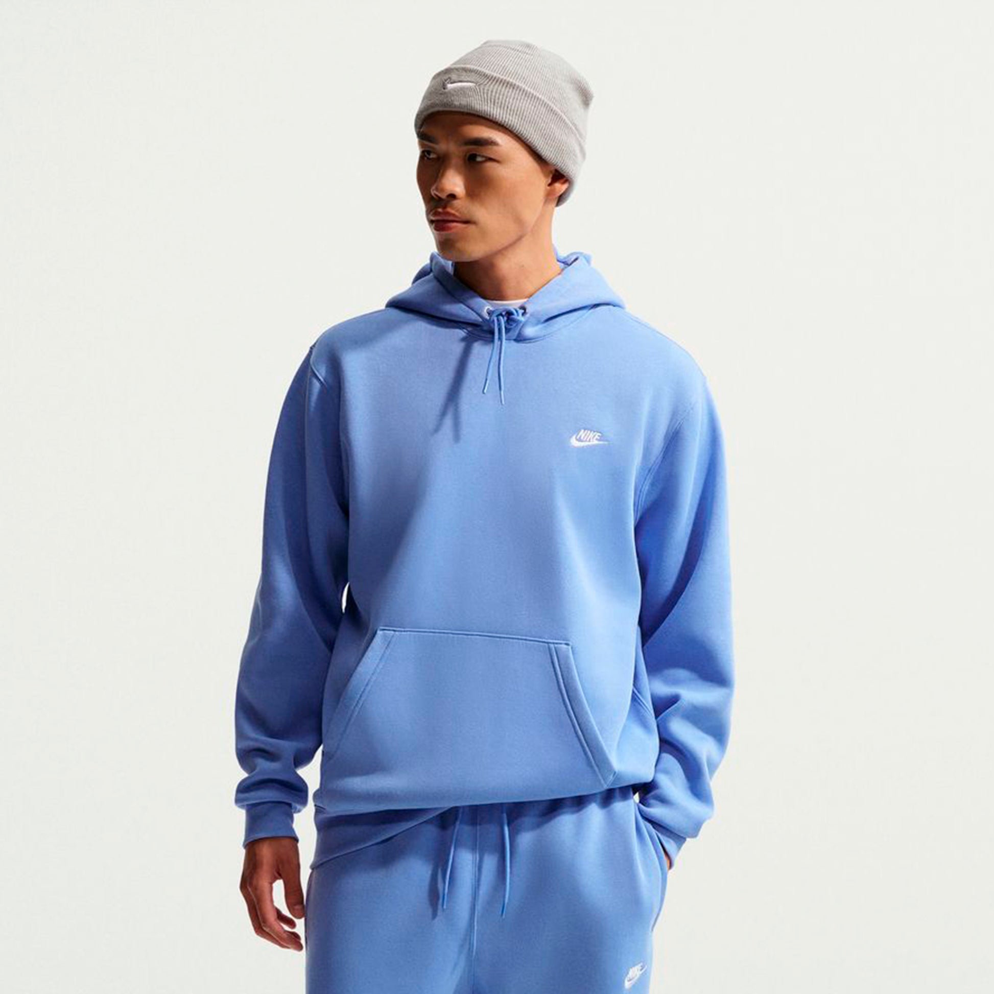 Nike Club Hoody Men-light blue