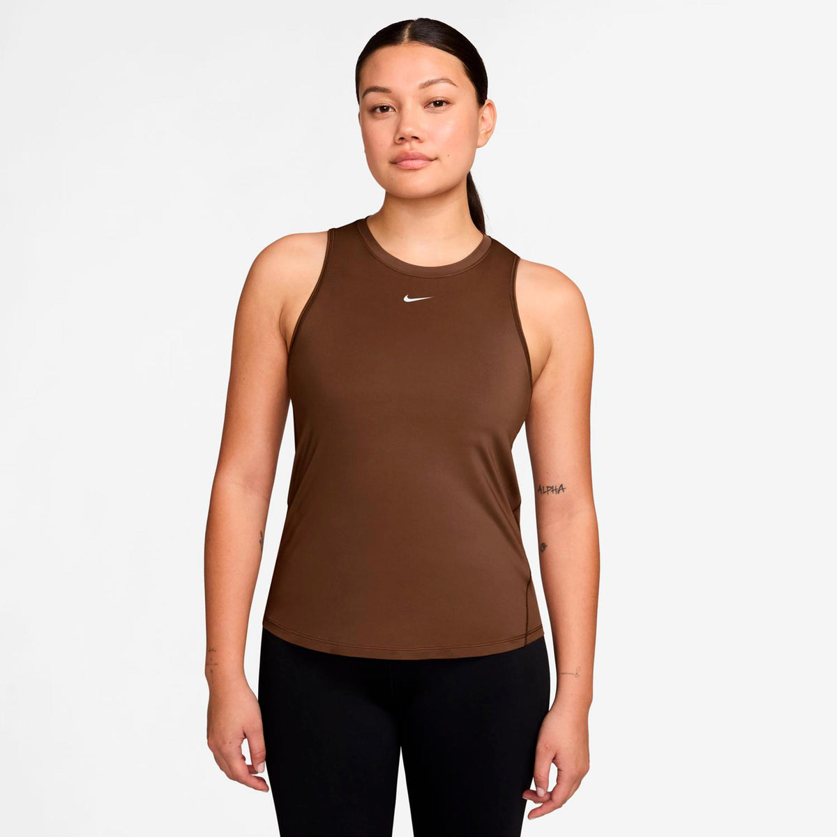 Nike One Dri-Fit Tank Top Women - brown, white