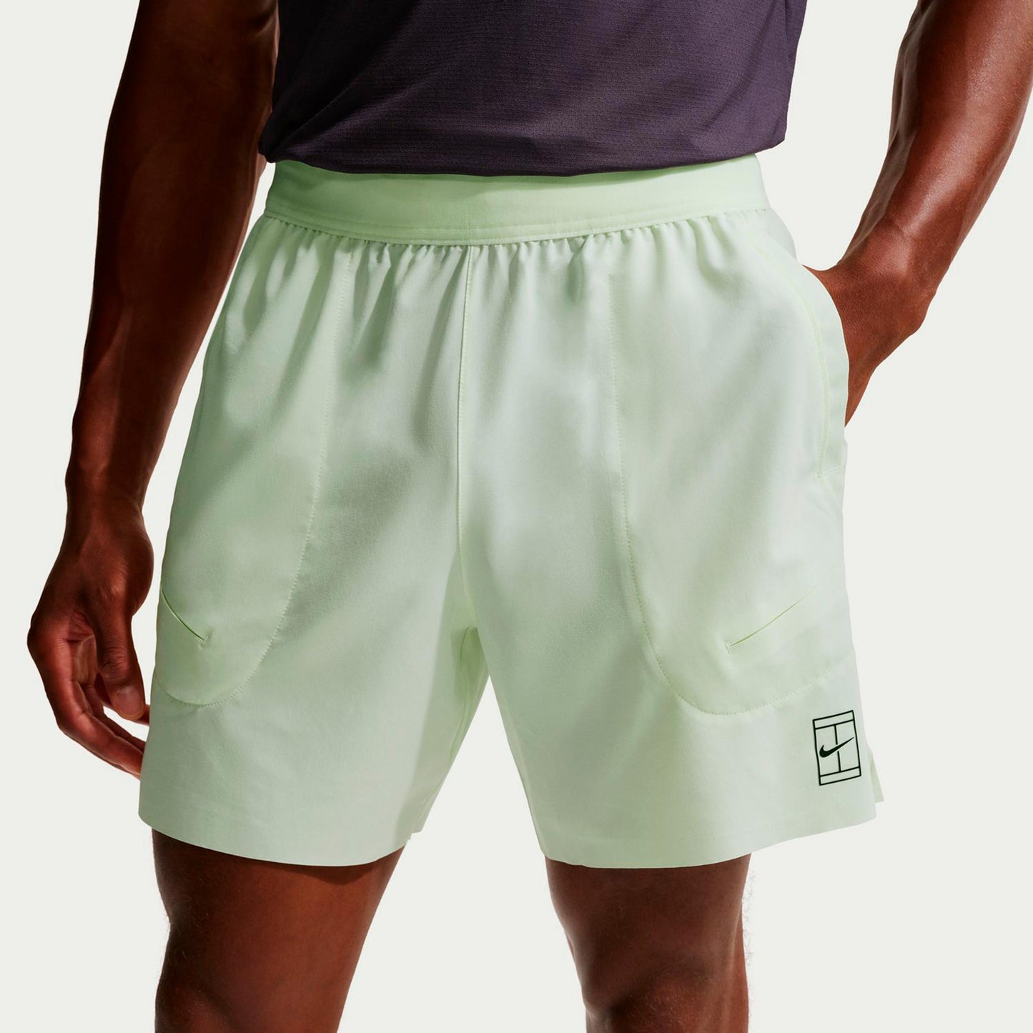 Nike Court Dri-FIT Advantage 6in Shorts Men-light green