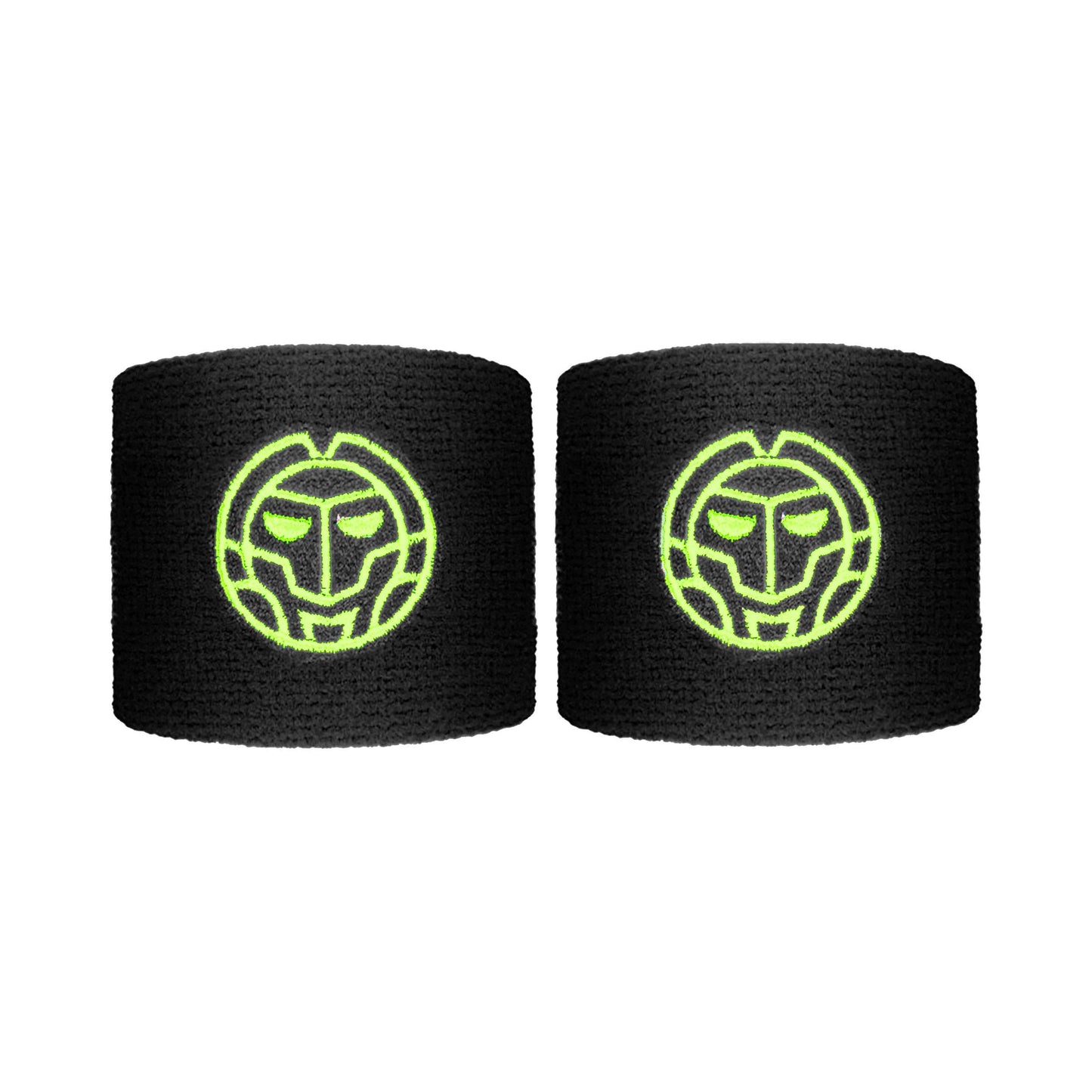 BIDI BADU Night Flash Wristband 2 Pack short - black, neon yellow