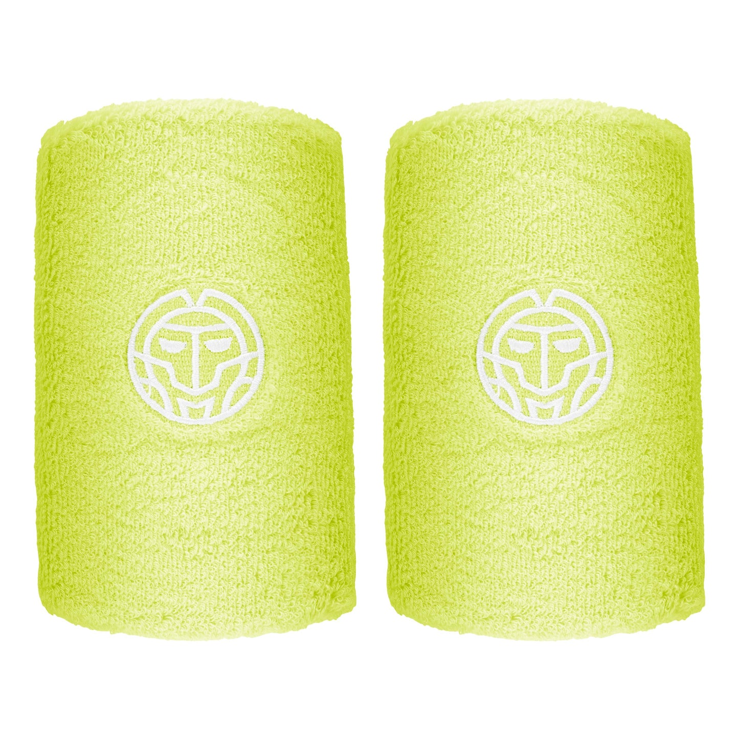 BIDI BADU Wristband 2 Pack long - neon yellow, white