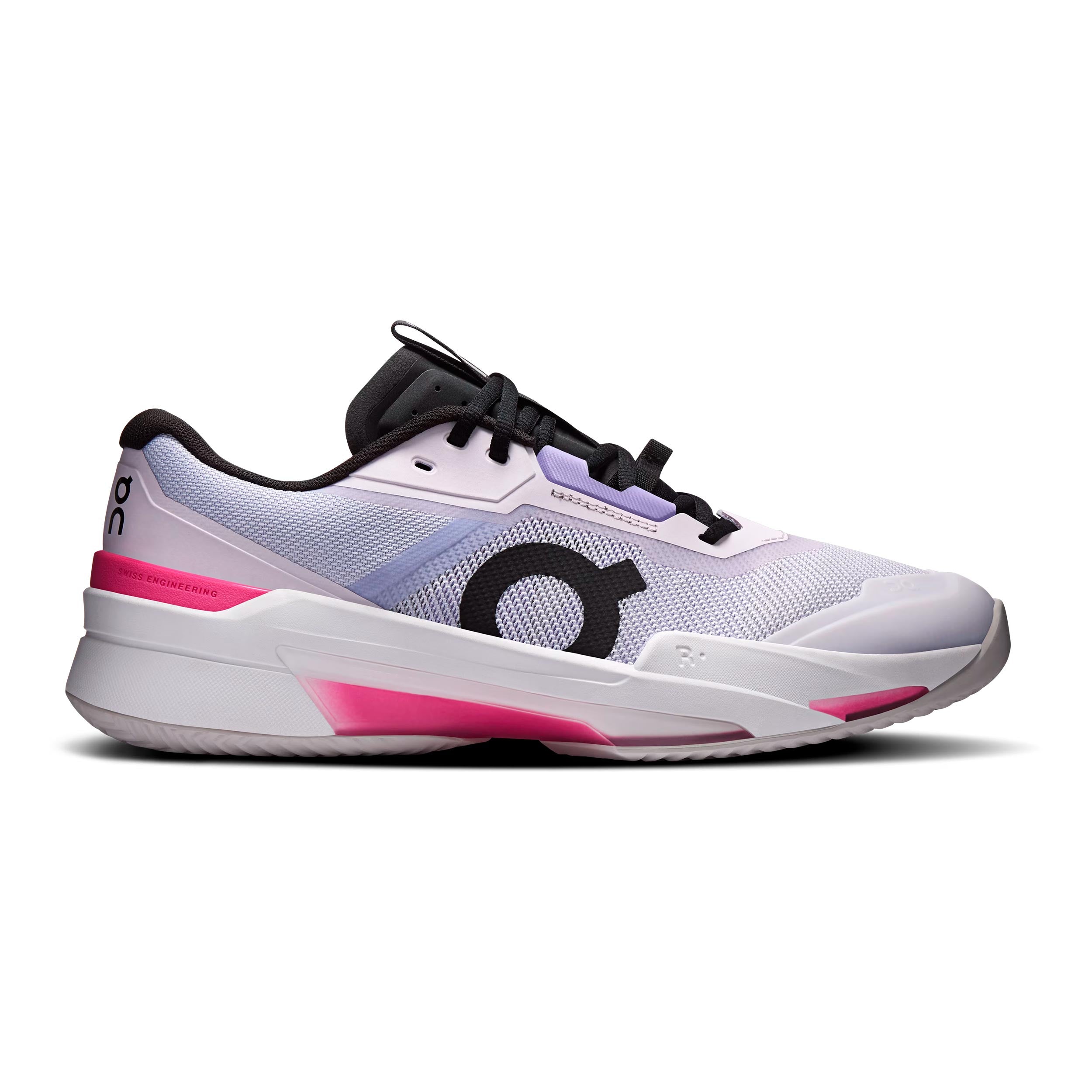 On THE ROGER Pro Fire Clay court shoe Men - lilac, pink