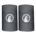 Long Wristband - 2 Pack Unisex-dark grey, white