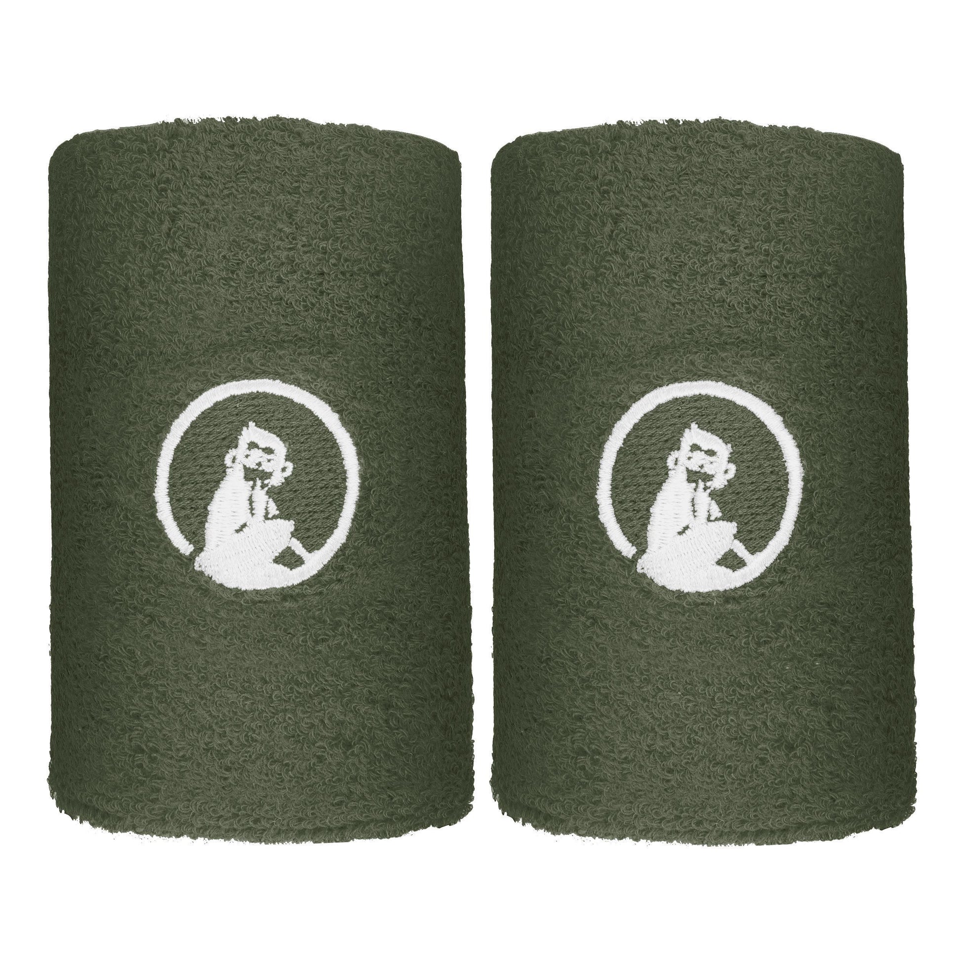 Quiet Please Memories Faded Memories Wristband 2 Pack Unisex - dark green