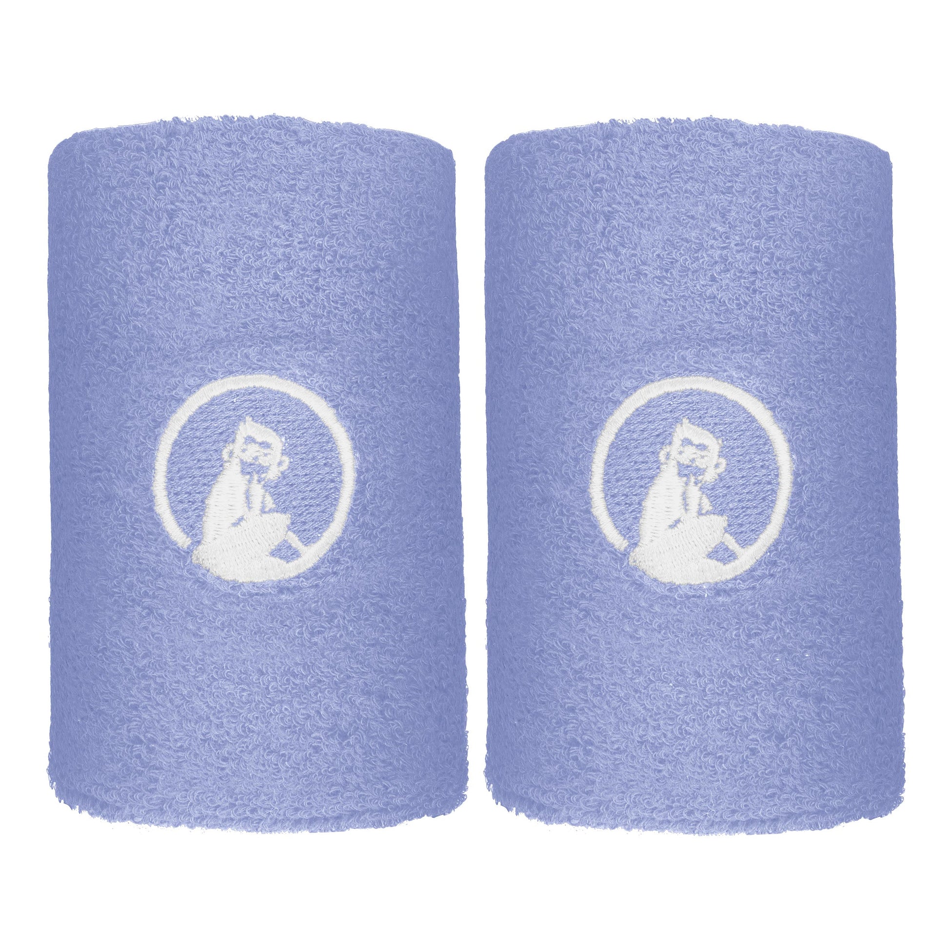 Quiet Please Glow Wristband 2 Pack long - cobalt blue