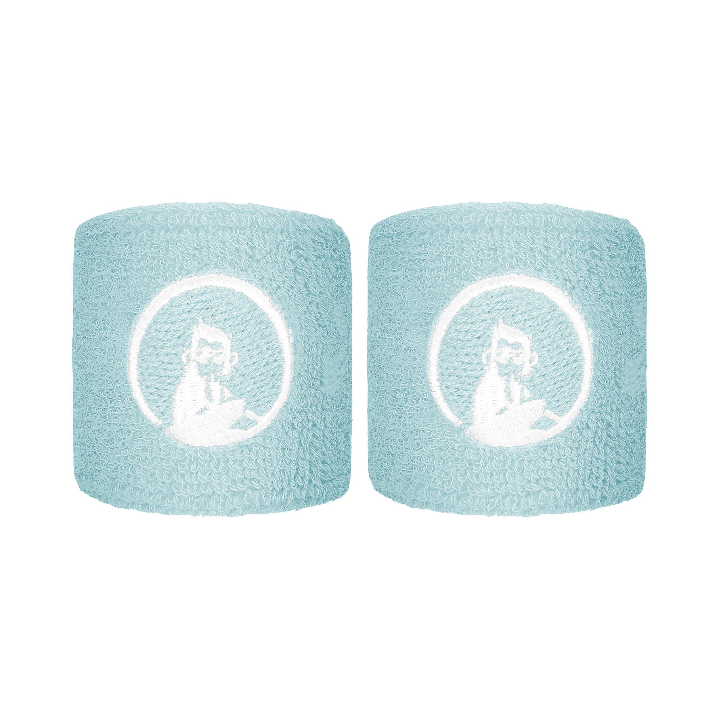 Quiet Please Memories Faded Memories Wristband 2 Pack Unisex - light blue