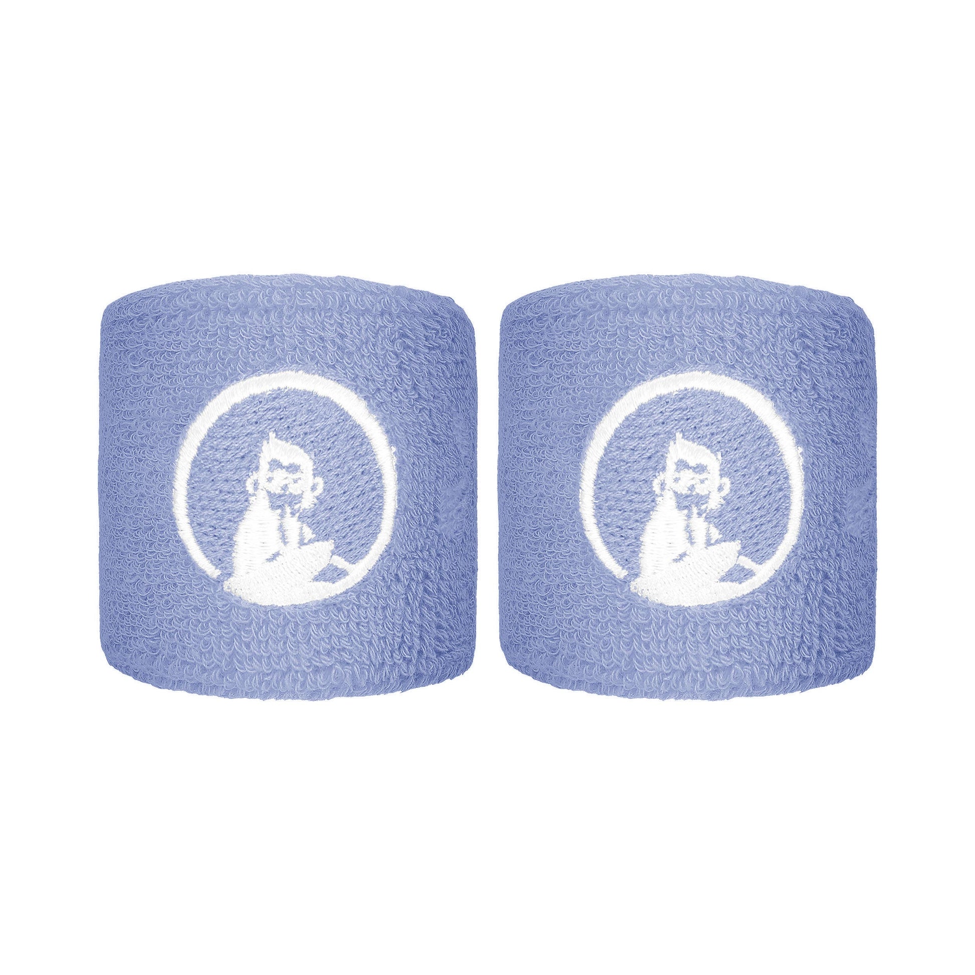 Quiet Please Glow Wristband 2 Pack short - cobalt blue