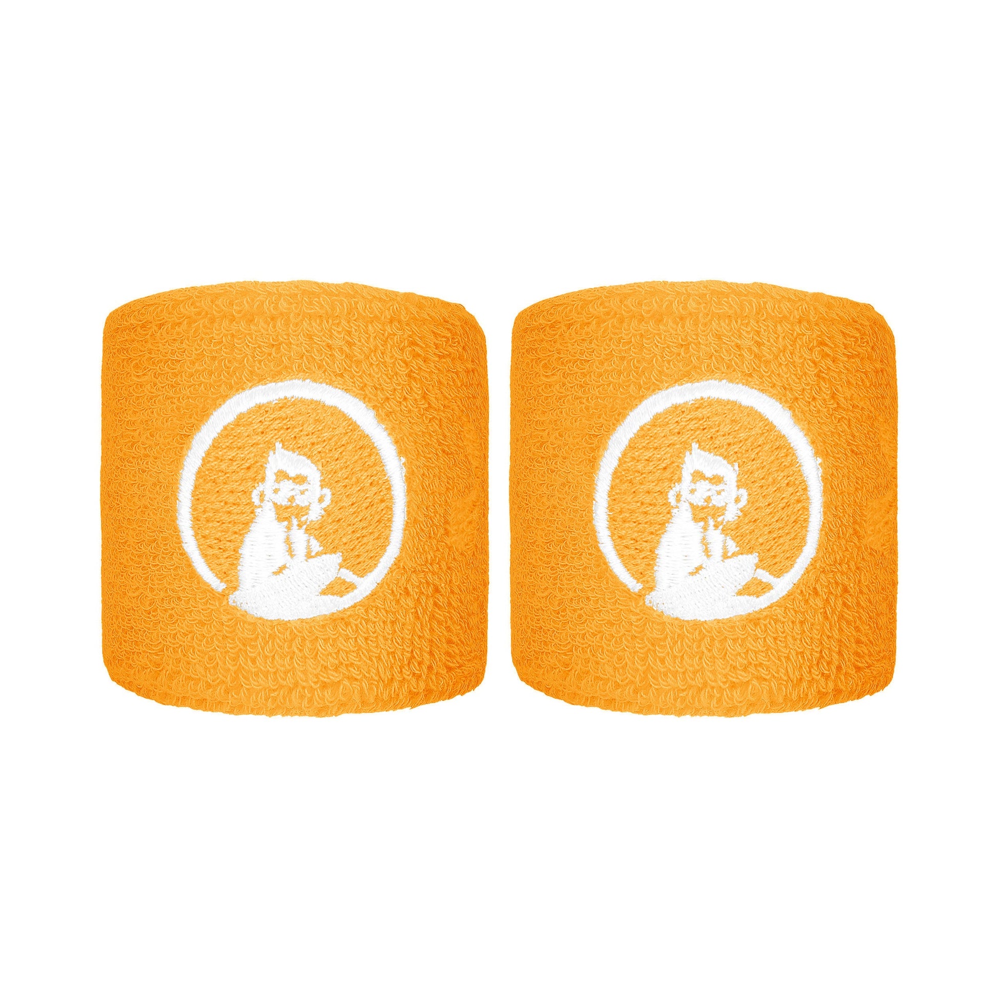 Quiet Please Glow Wristband 2 Pack short - orange
